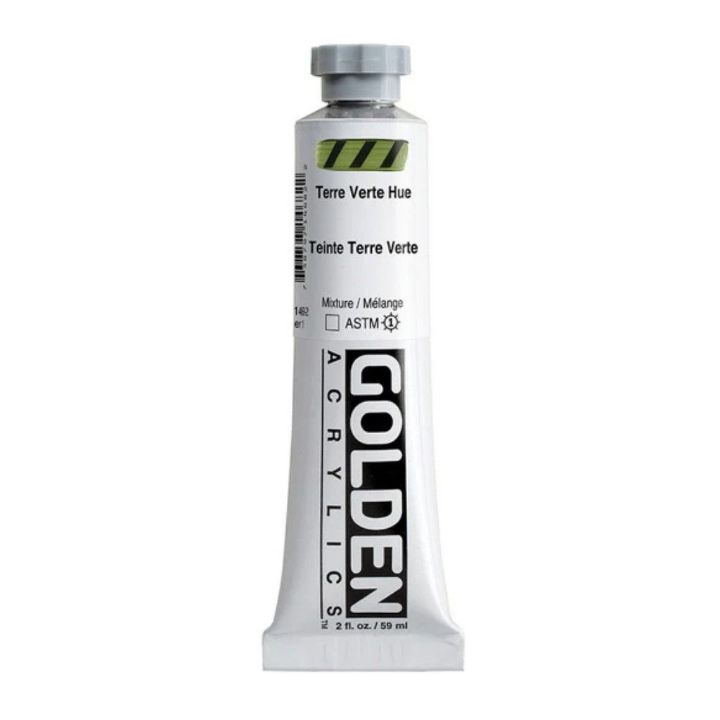 Golden Heavy Body 2oz. Tube Terre Verte Hue S1 **ND**