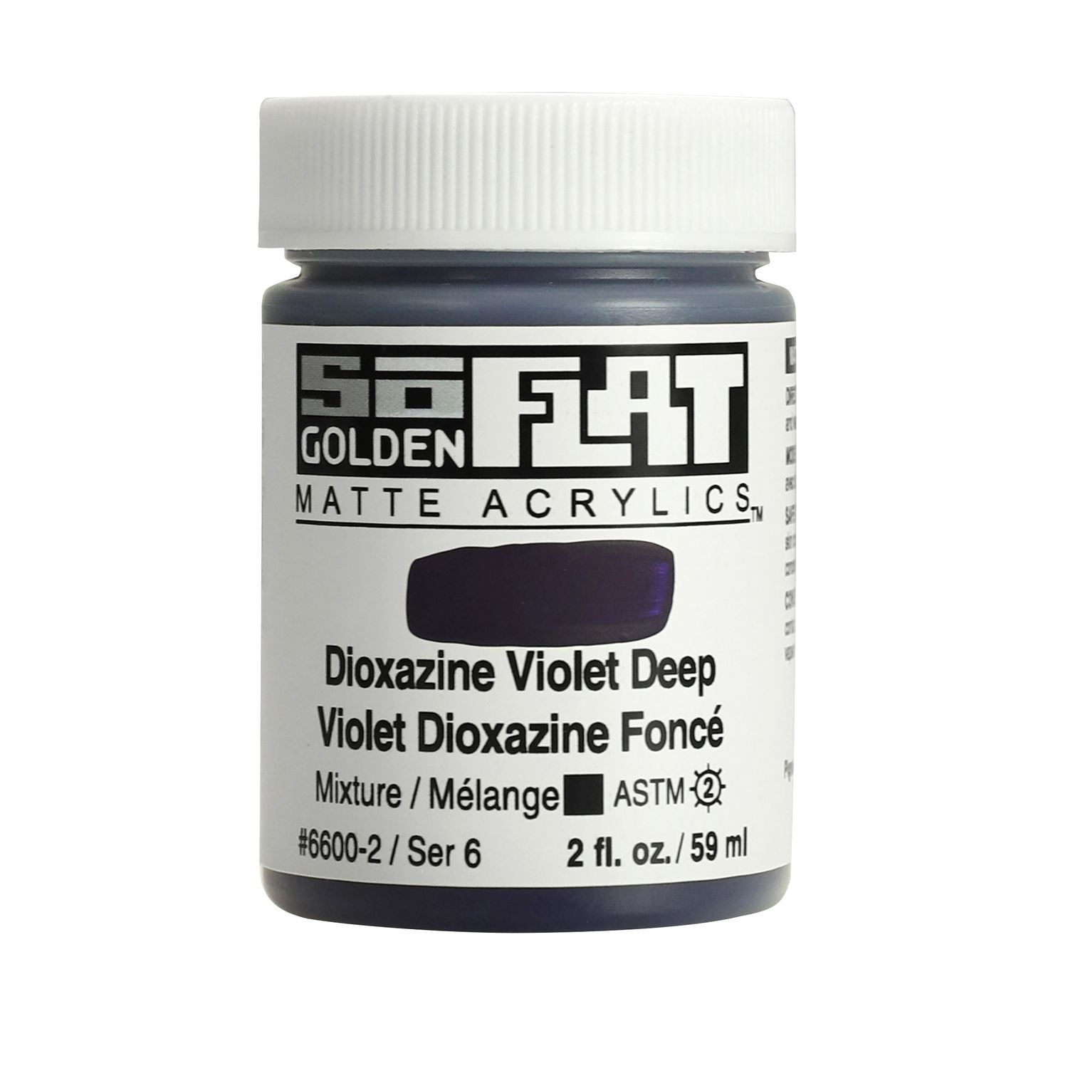 Golden So Flat 2oz. Dioxazine Violet Deep S6 **ND**