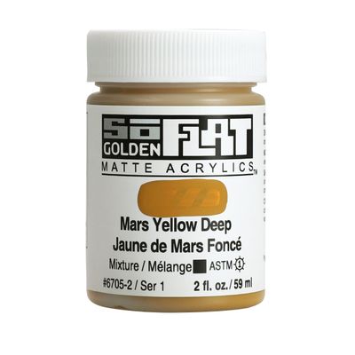 Golden So Flat 2oz. Mars Yellow Deep S1 **ND**