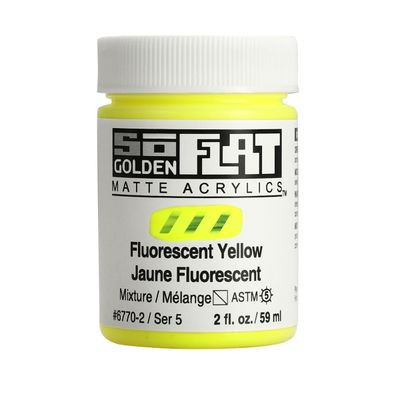 Golden So Flat 2oz. Fluorescent Yellow S5 **ND**