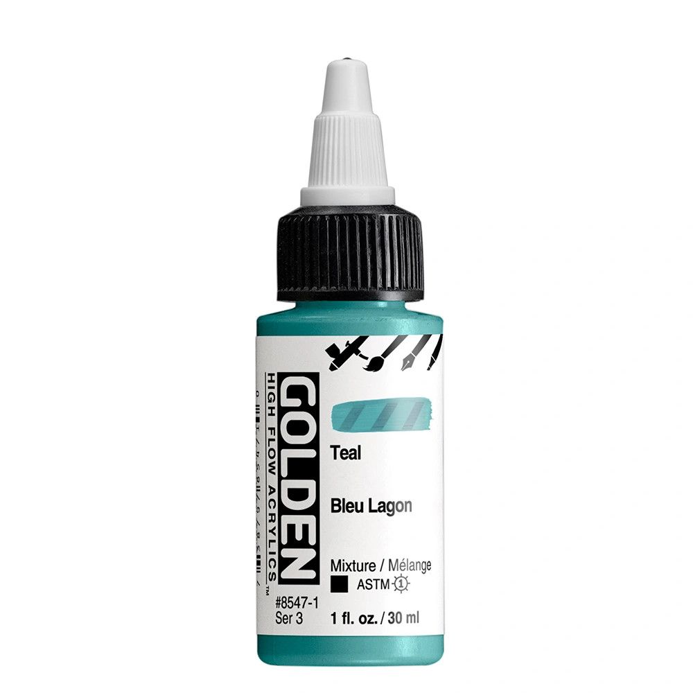 Golden High Flow 1oz. Teal S3 **ND**