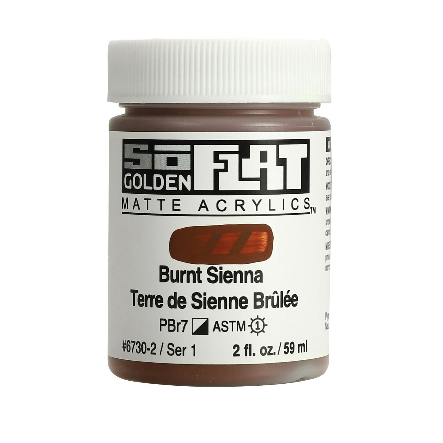 Golden So Flat 2oz. Burnt Sienna S1 **ND**