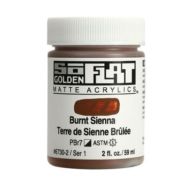 Golden So Flat 2oz. Burnt Sienna S1 **ND**