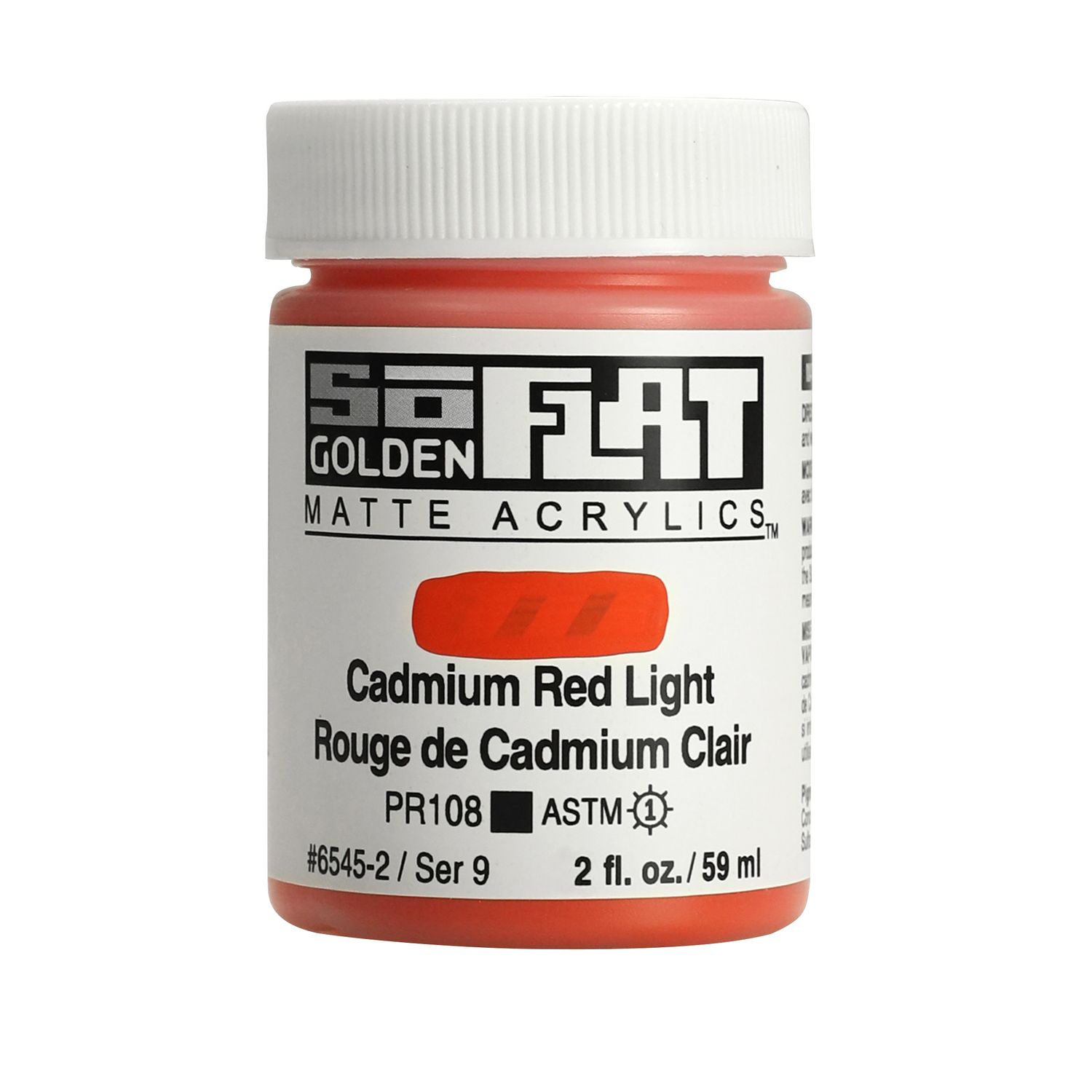 Golden So Flat 2oz. Cadmium Red Light S9 **ND**