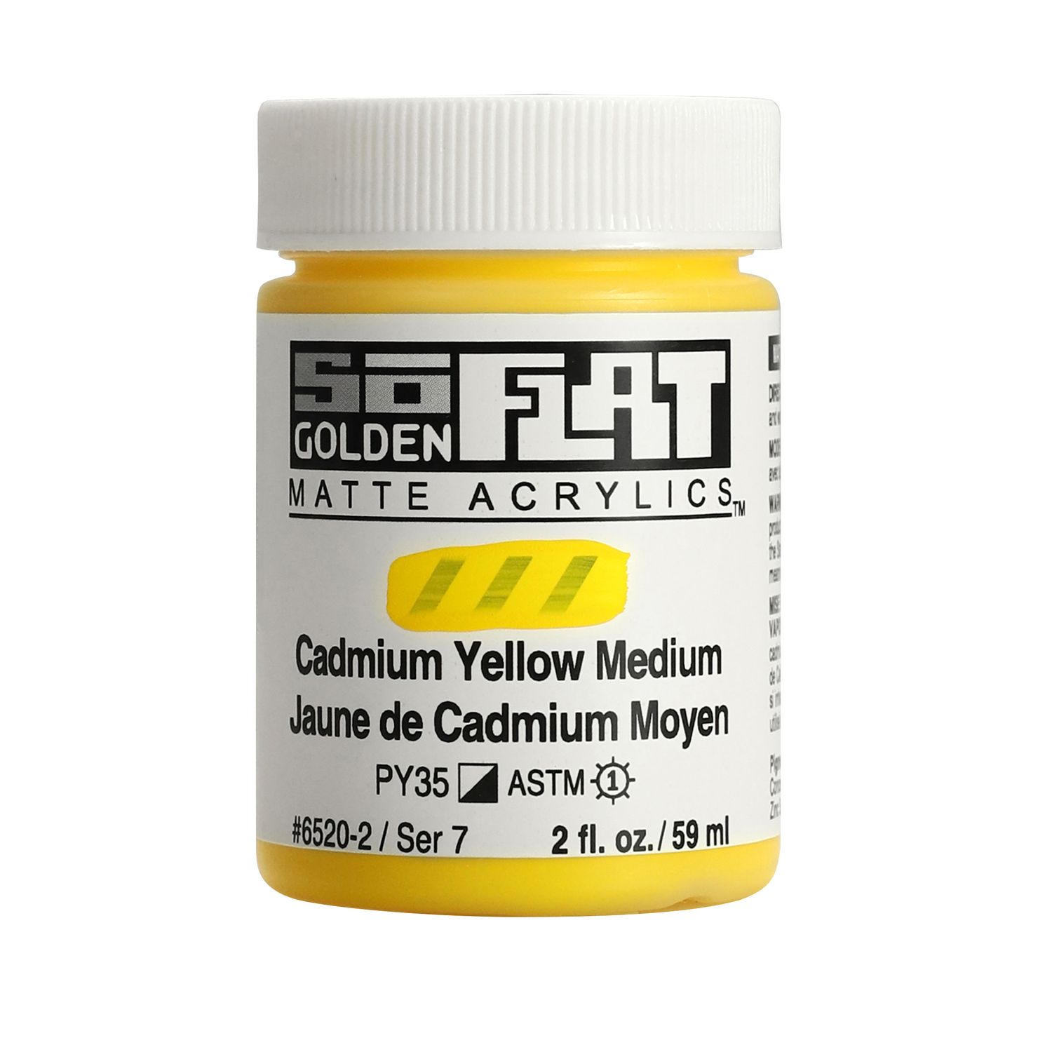 Golden So Flat 2oz. Cadmium Yellow Medium S7 **ND**
