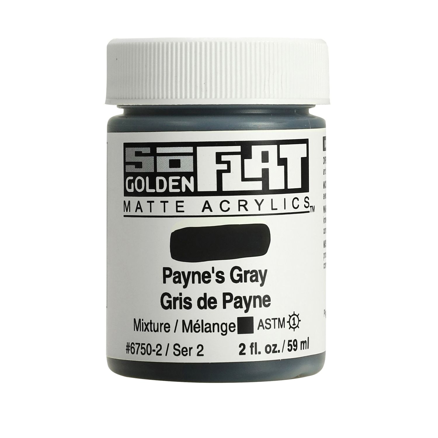 Golden So Flat 2oz. Payne's Gray S2 **ND**
