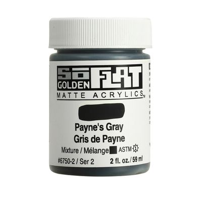 Golden So Flat 2oz. Payne's Gray S2 **ND**