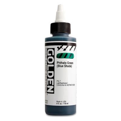 Golden High Flow 4oz. Phthalo Green Blue Shade S4 **ND**
