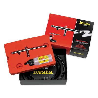 Iwata Revolution HP-BCR Airbrush w/ Hose **ND**