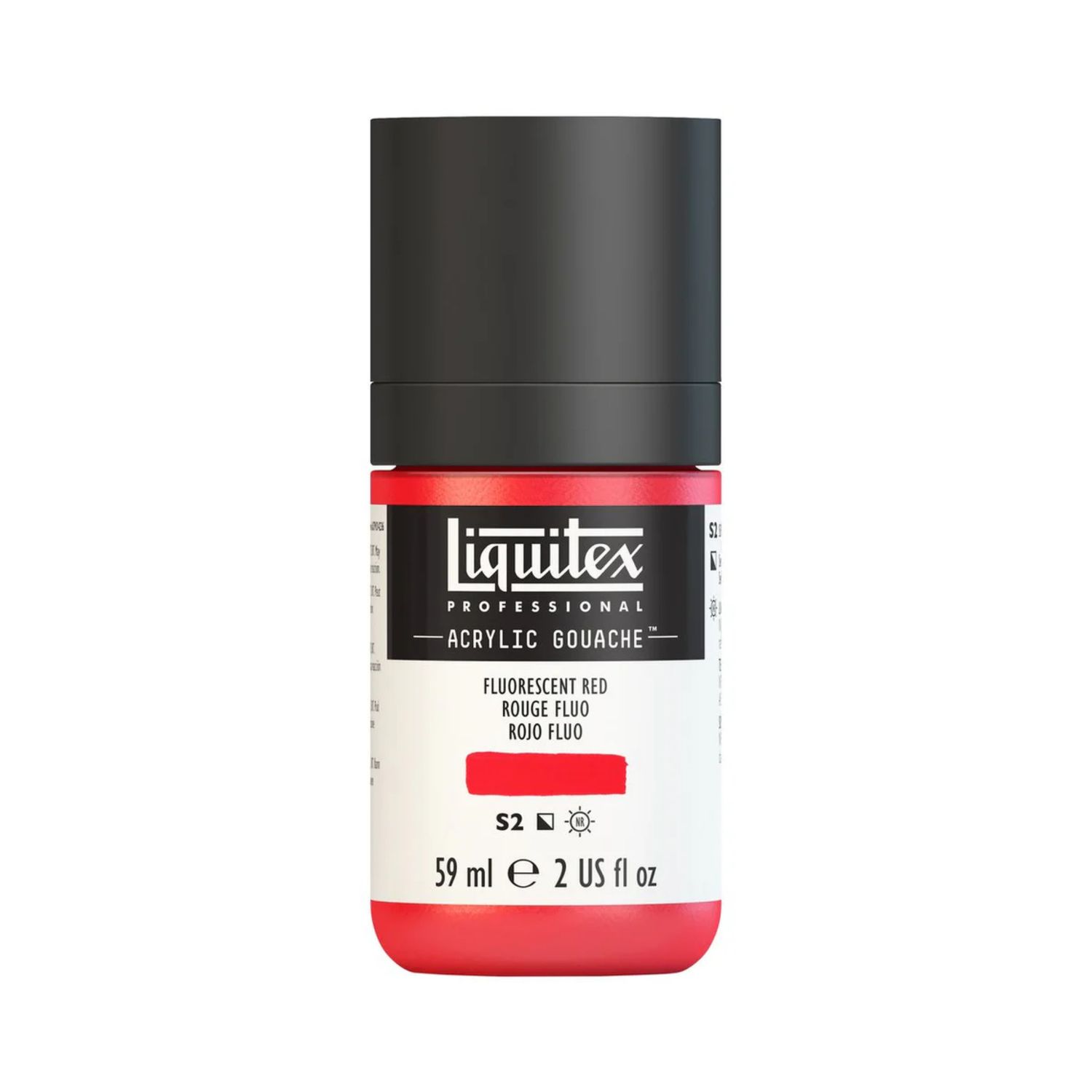 Liquitex Acrylic Gouache Fluorescent Red S2 59mL **ND**