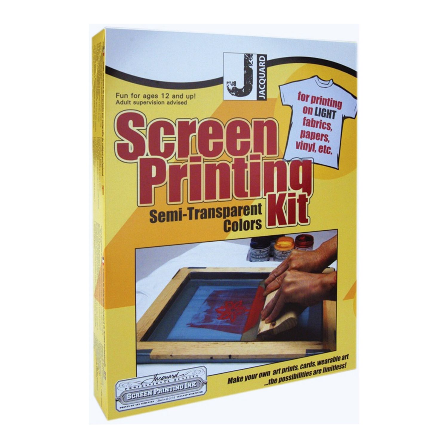Jacquard Screen Printing Kit Semi-Transparent Colours