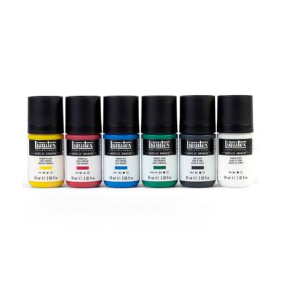 Liquitex Acrylic Gouache 6x59 mL Set of Primaries **ND**