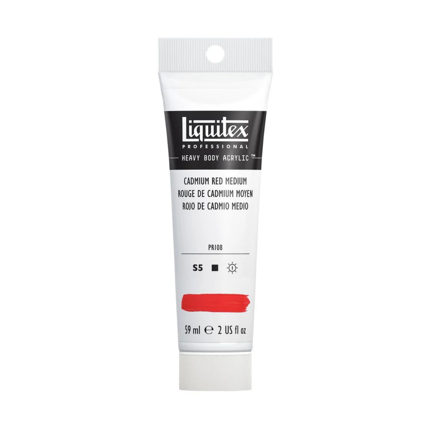 Liquitex Heavy Body Acrylic 2oz Tube Cadmium Red Medium S5 **ND**