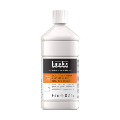 Liquitex Varnish Soluvar Matte 946ml **ND**