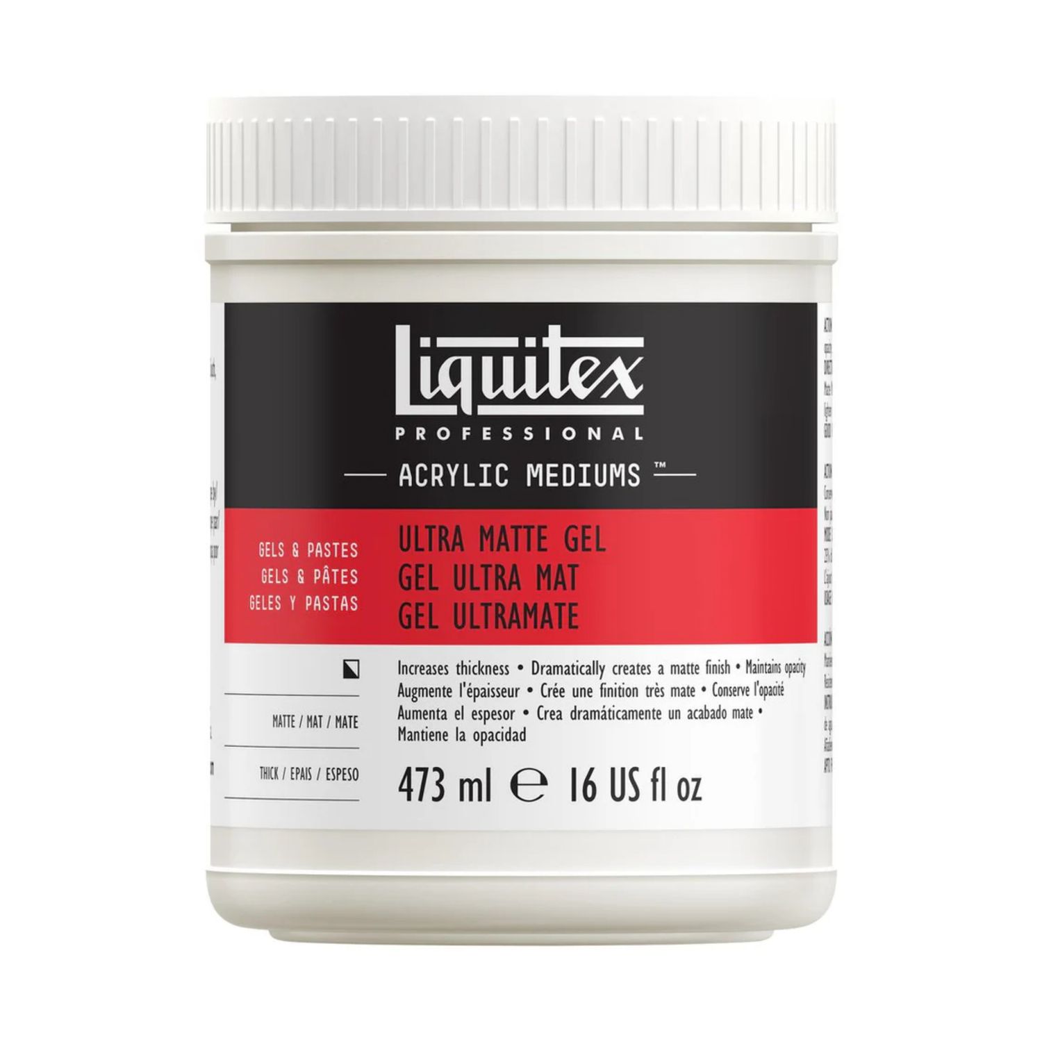 Liquitex Medium Ultra Matte Gel 473 ml **ND**