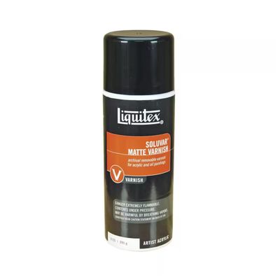 Liquitex Varnish Soluvar Matte Spray 295g **ND**