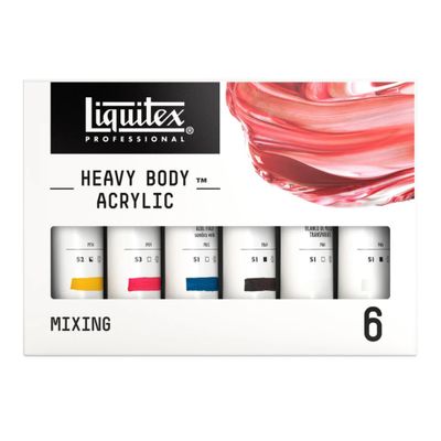 Liquitex Heavy Body Acrylic Set Mixing 6x59ml **ND**