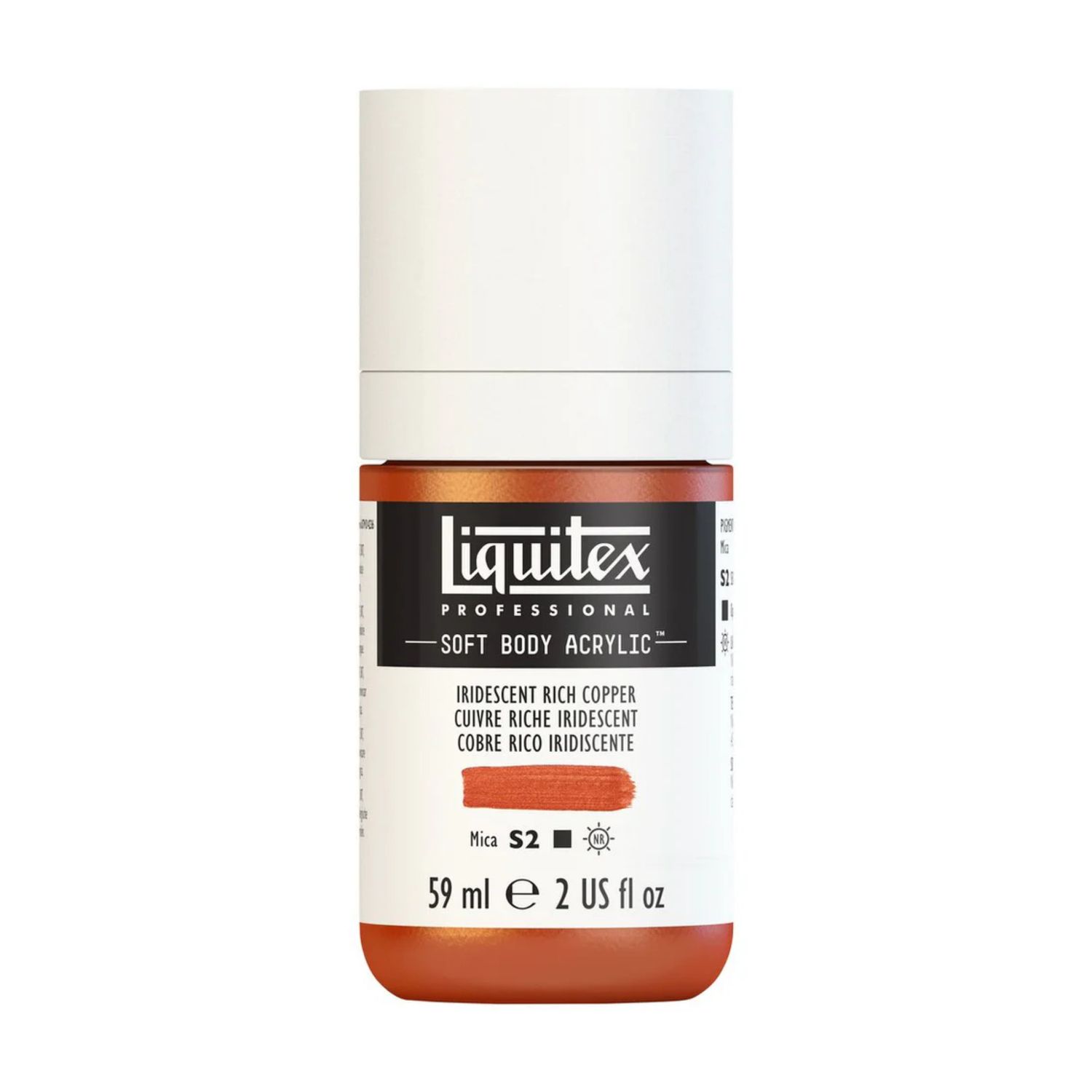 Liquitex Soft Body Acrylic 2oz. Jar Iridescent Rich Copper S2 **ND**