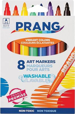 Prang Markers Washable Classic 8 Colour Set (80680)