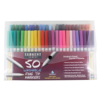 Markers Washable Fine Tip 50 Count Sargent Art (22-1581)