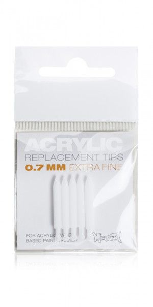 Montana Acrylic Paint Markers Nibs - Xfine 0.7mm - 5pk **ND**