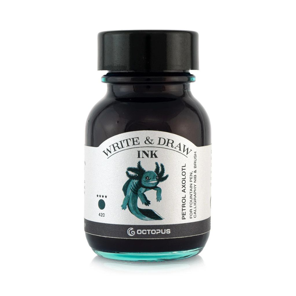 Octopus Write &amp; Draw Ink 50ml - Petrol Axolotl