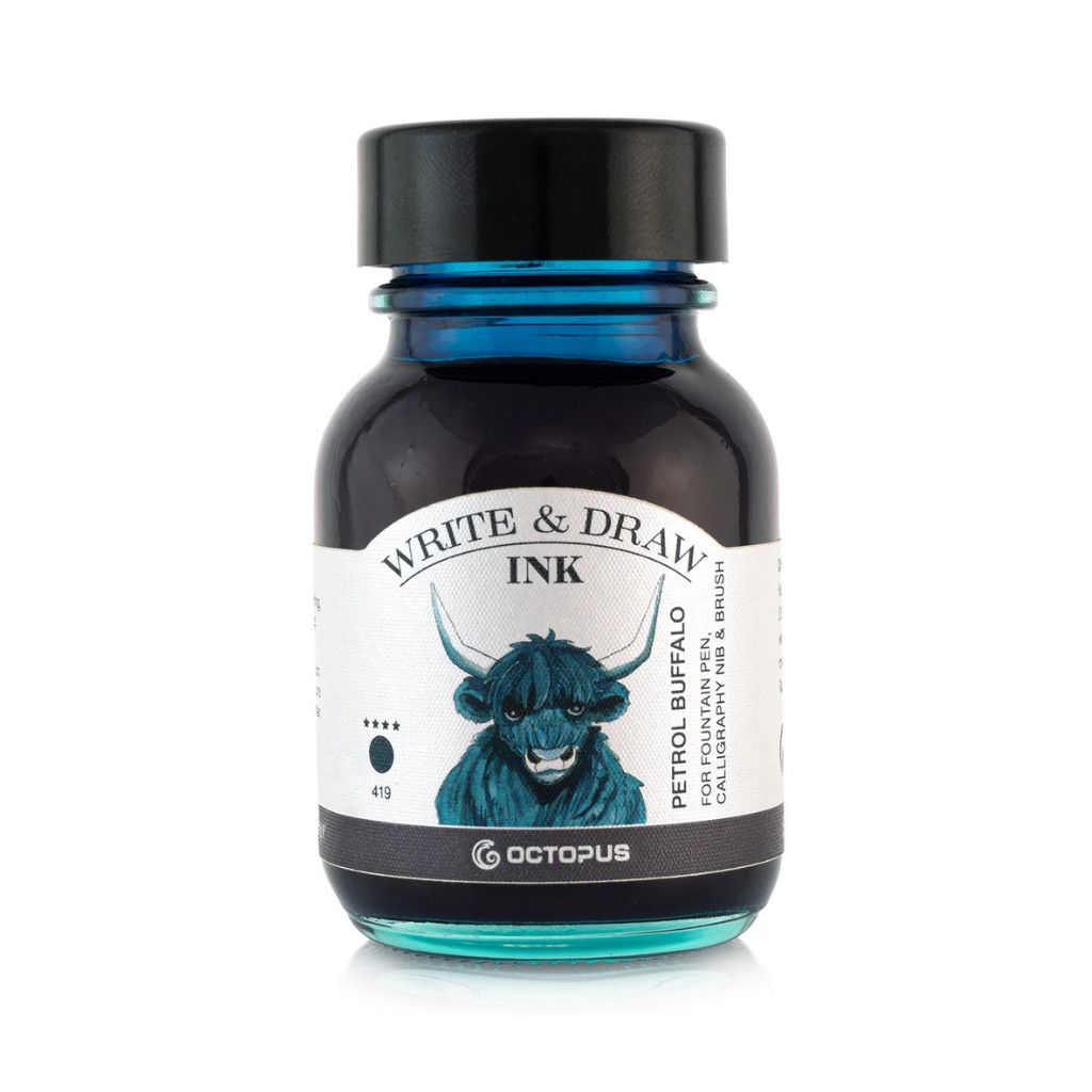 Octopus Write &amp; Draw Ink 50ml - Petrol Buffalo