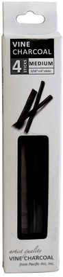 Pacific Arc Vine Charcoal Medium 12 Sticks