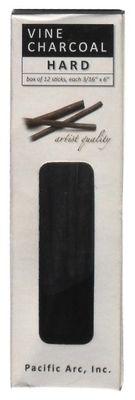 Pacific Arc Vine Charcoal Hard 12 Sticks