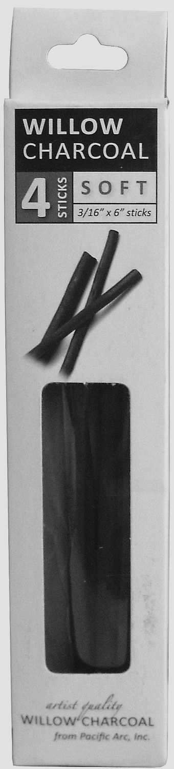 Pacific Arc Vine Charcoal Soft 12 Sticks