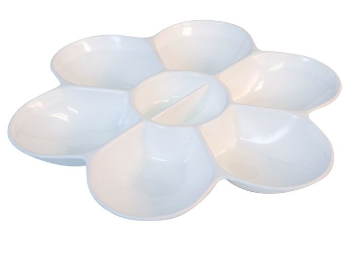 Palette 6 Well Plastic Flower *DISC*
