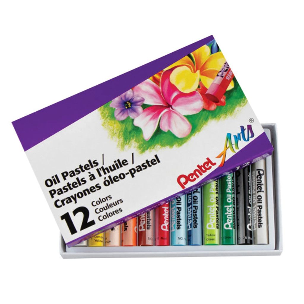 Pentel Oil Pastel Set of 12
