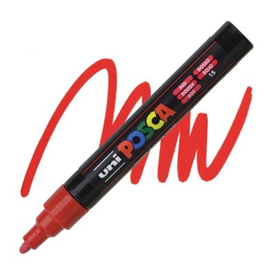 POSCA Acrylic Marker PC-5M MEDIUM RED **ND**