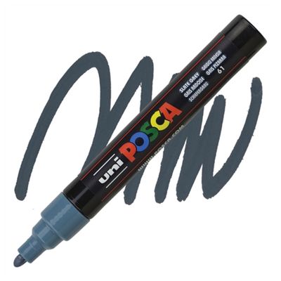 POSCA Acrylic Marker PC-5M MEDIUM SLATE GREY **ND**