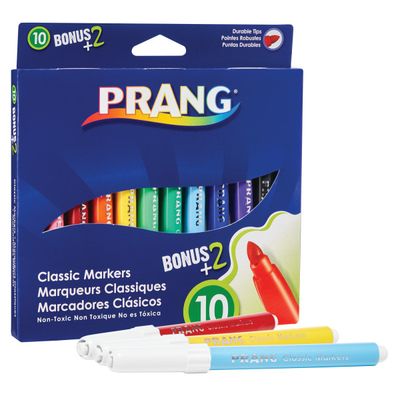 Prang Classic Markers Bonus Pack 10 + 2 (80012) *DISC*