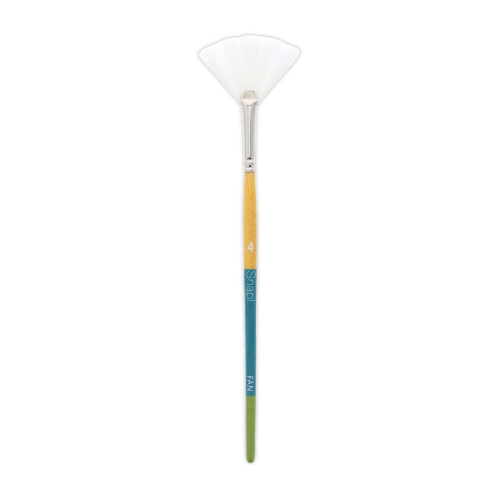 Princeton Brush SNAP White Taklon Fan 4 (9850F4)
