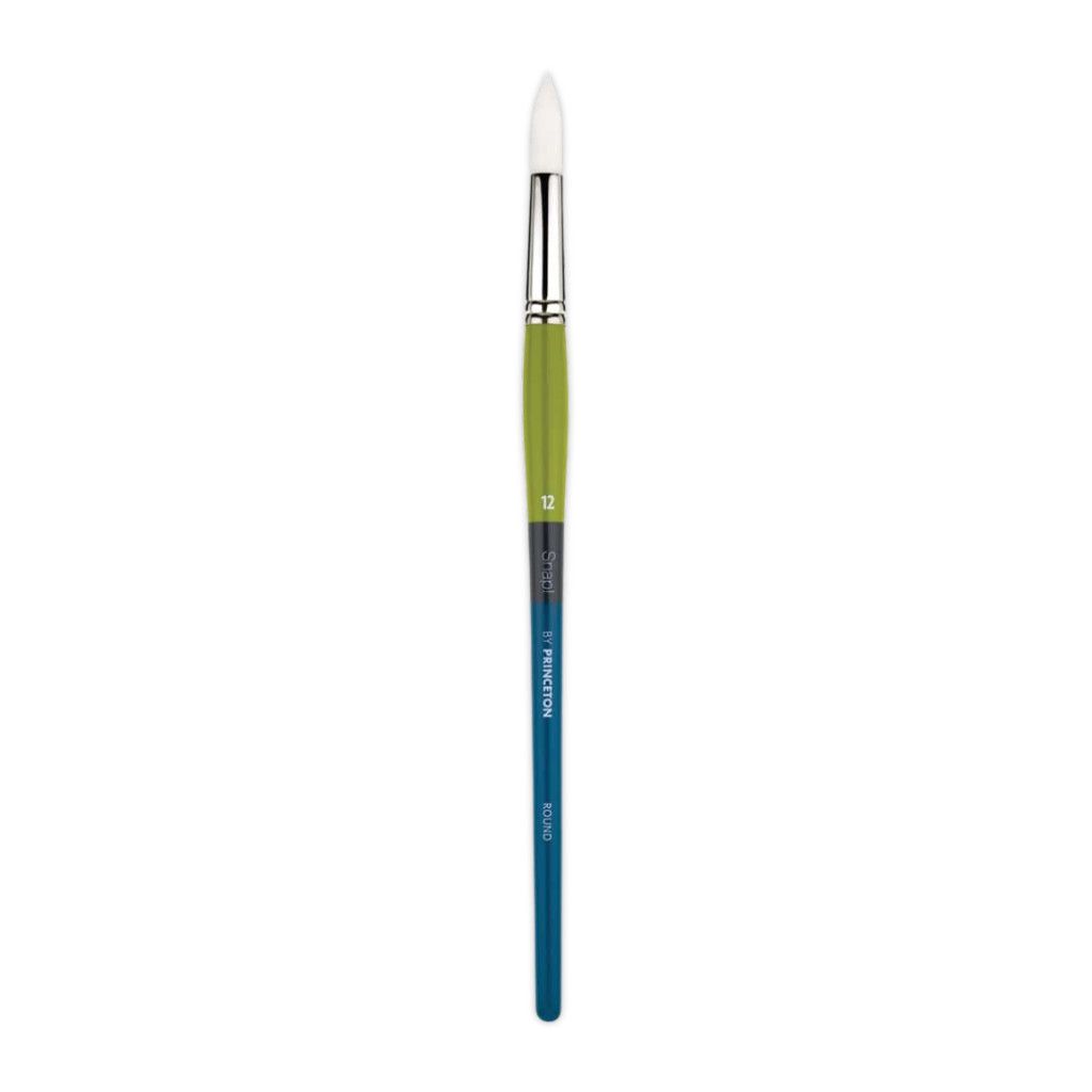 Princeton Brush SNAP White Taklon LH Round 12 (9800R12)