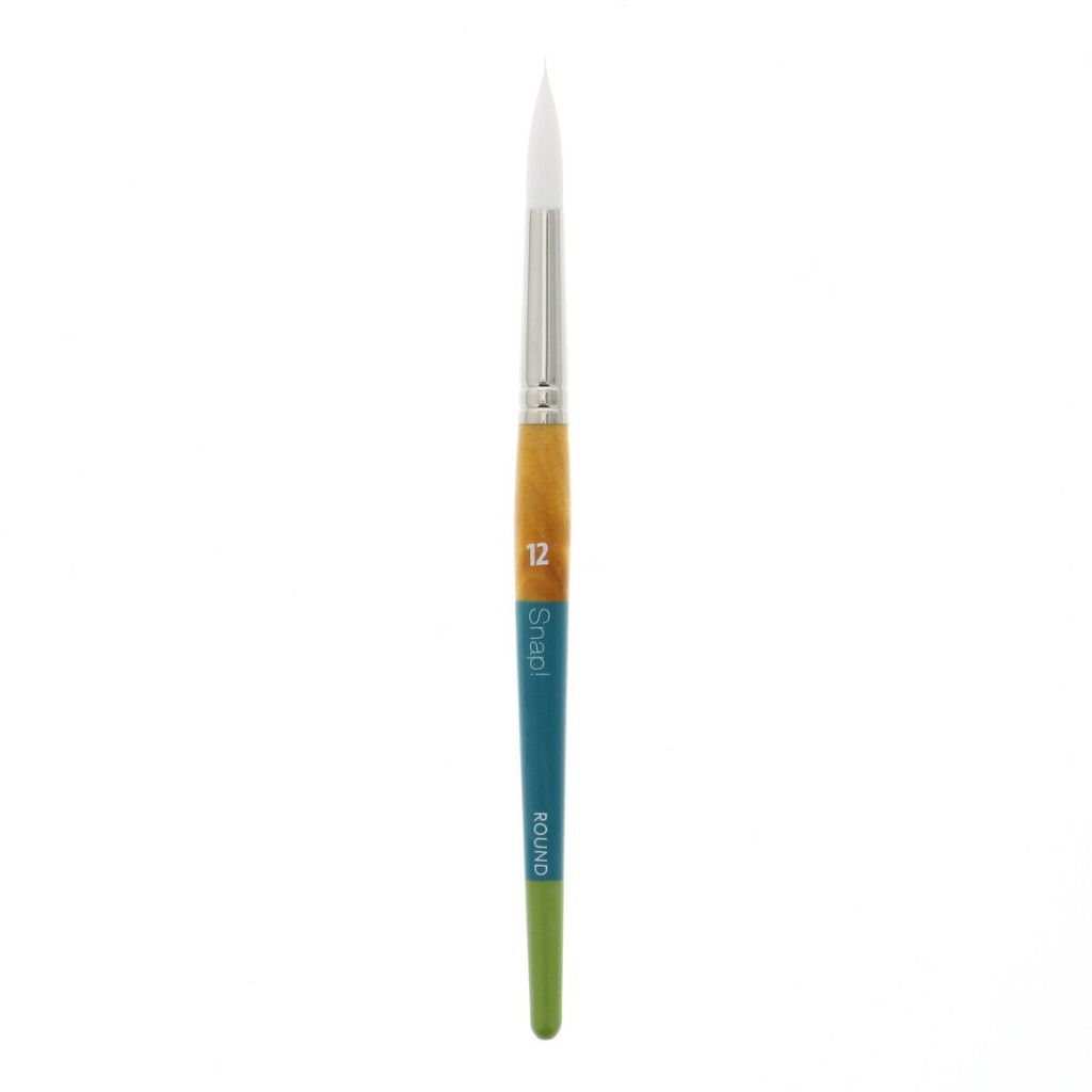 Princeton Brush SNAP White Taklon Round 12 (9850R12)