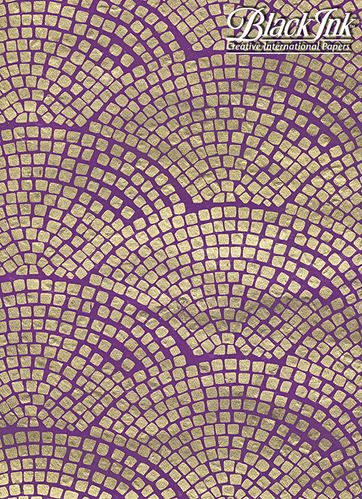 Paper Gold Pavers - gold/purple **ND-SO**