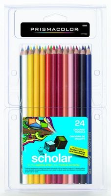 Prismacolor Scholar Coloured Pencil Set 24 Colour  **ND**