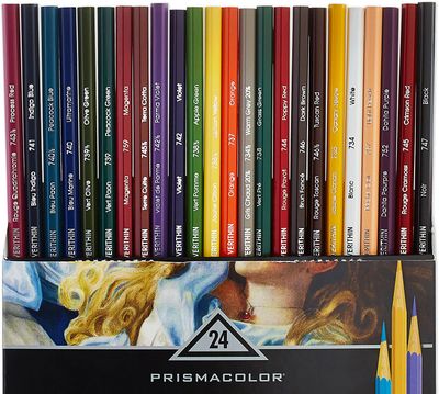 Prismacolor Verithin Pencil Set 24 Colour  (2427) *ND* *SO*