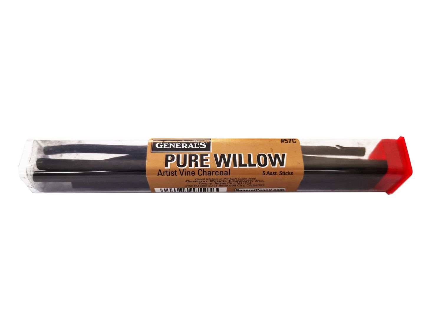 Pure Willow Charcoal 5 Stick Assortment (57C)