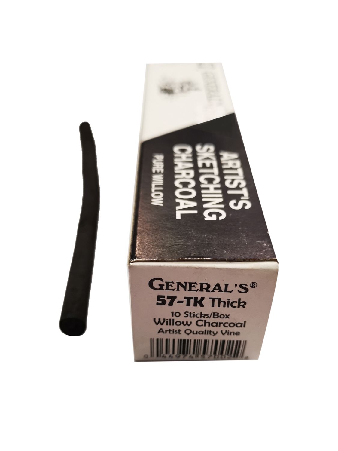 Pure Willow Charcoal Thick 10 Stick Box (57TK)