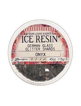 Ranger Ice Resin German Glass Glitter Onyx **ND**