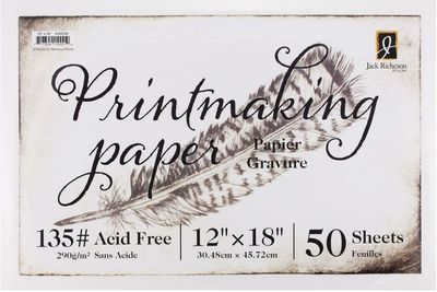 Richeson Printmaking Paper #135 50 shts 12"x 18"
