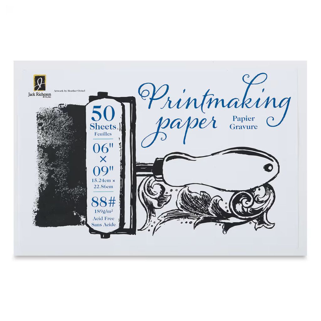 Richeson Printmaking Paper #88 50 shts 9"x 12"