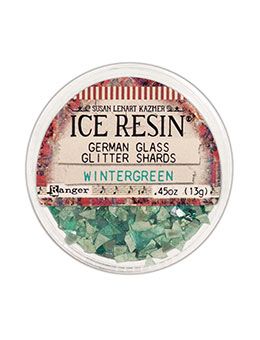 Ranger Ice Resin German Glass Glitter Wintergreen **ND**