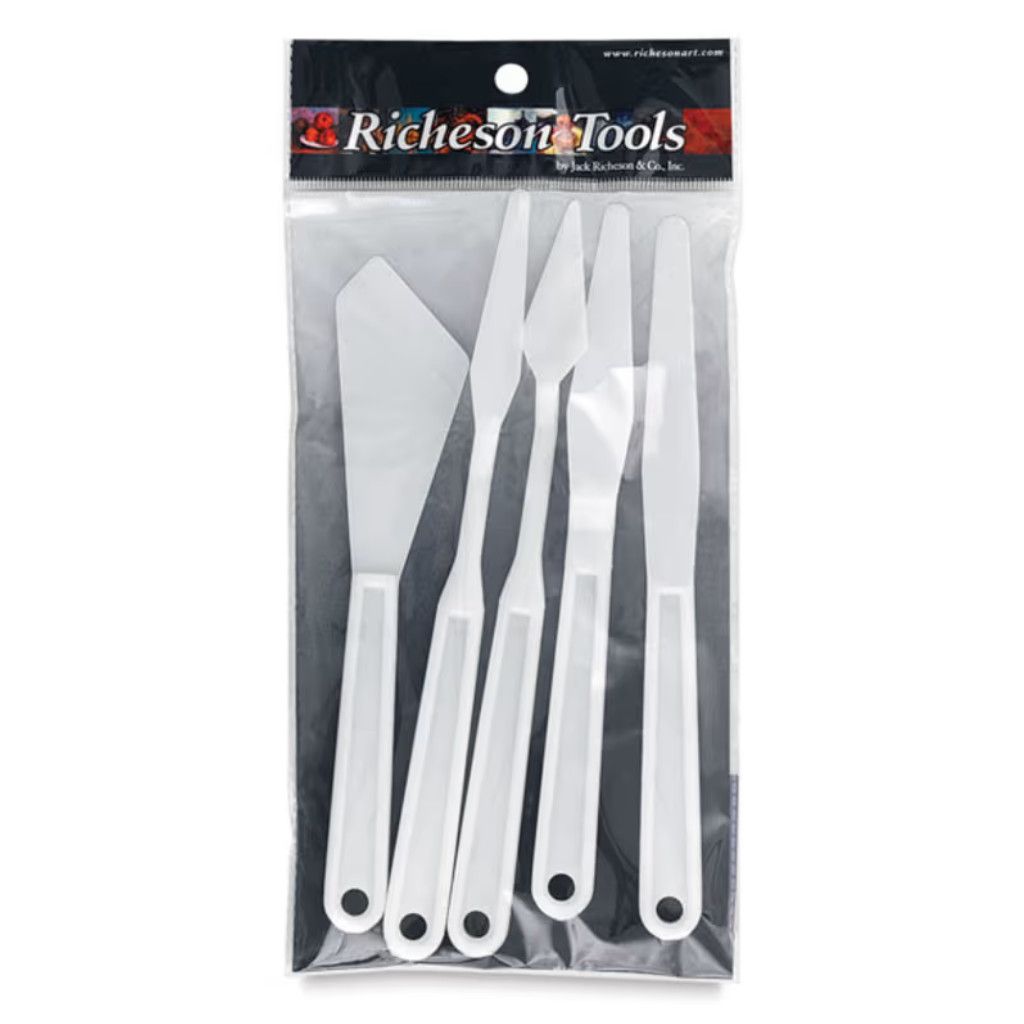 Richeson Painting Knives Plastic 5pc