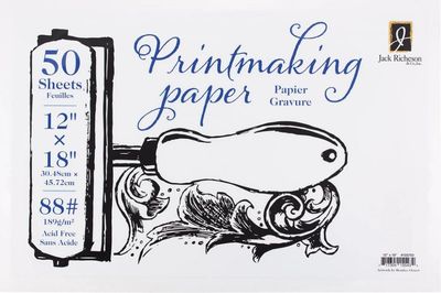Richeson Printmaking Paper #88 50 shts 12"x 18"