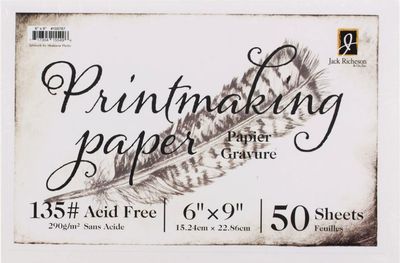 Richeson Printmaking Paper #135 15shts 9"x 12"